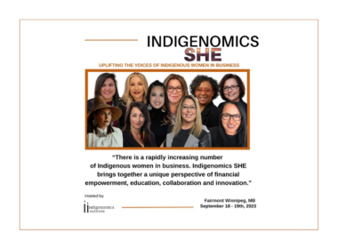 Indigenomics SHE's Impact on Economic Progress: Emancipating Indigenous Women
